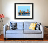 Framed Print, House Of Parliament With Big Ben