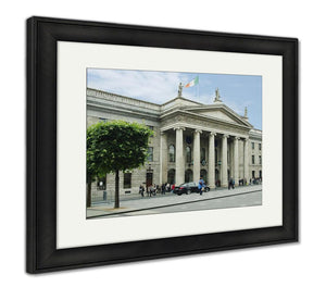 Framed Print, Facade General Post Office Oconnell Street Dublin Republic