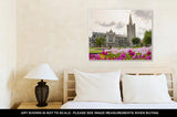 Gallery Wrapped Canvas, Spire Of Dublin Saint Patrick Cathedral In Dublin