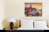 Gallery Wrapped Canvas, Capitol Building Annapolis Maryland Usdowntown View Over Main