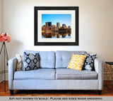 Framed Print, Downtown Of St Paul Mn And Mississippi River