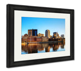 Framed Print, Downtown Of St Paul Mn And Mississippi River