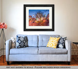 Framed Print, Capitol Building Annapolis Maryland Usdowntown Cityscape On Main