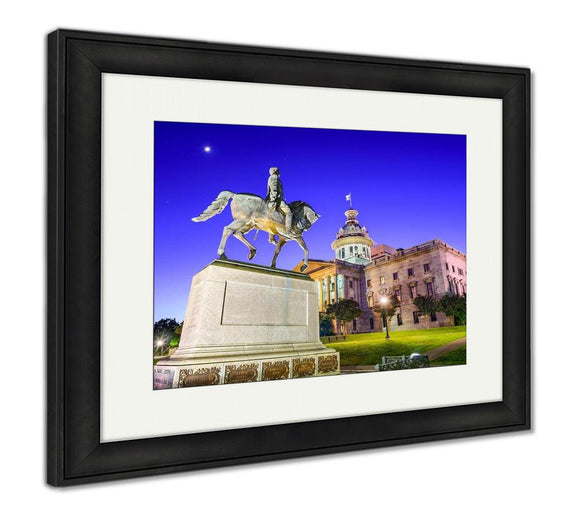 Framed Print, Capitol Building Columbisouth Carolinusat State House