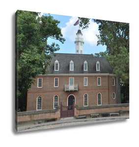 Gallery Wrapped Canvas, Capitol Building In Colonial Williamsburg Virginia