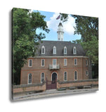 Gallery Wrapped Canvas, Capitol Building In Colonial Williamsburg Virginia