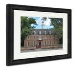 Framed Print, Capitol Building In Colonial Williamsburg Virginia