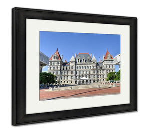 Framed Print, New York State Capitol Building Albany