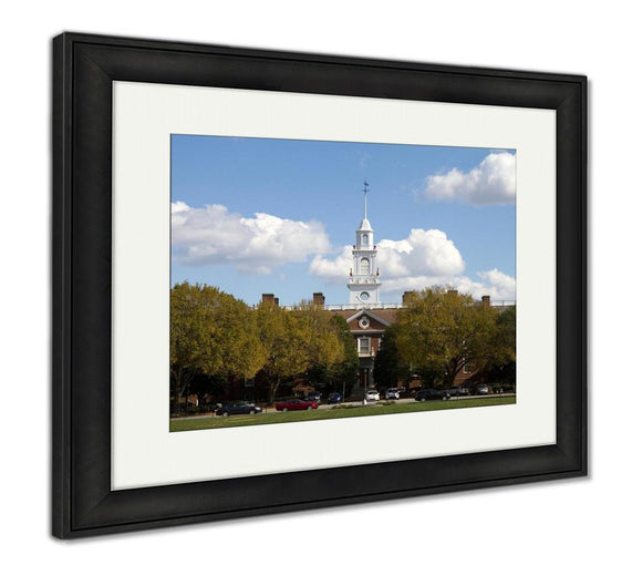 Framed Print, Capitol Building Delaware State Capital Building