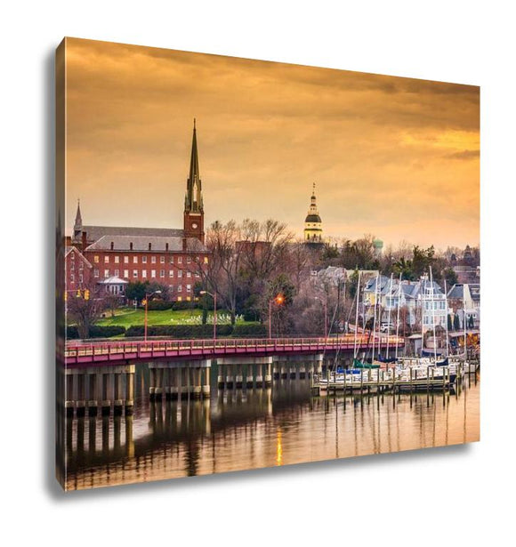 Gallery Wrapped Canvas, Capitol Building Annapolis Maryland Usstate House St Marys