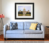 Framed Print, State Capitol Building In Des Moines