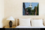 Gallery Wrapped Canvas, Capital Building In Annapolis Travel Architecture Vintage City Summer Old
