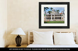 Framed Print, Iolani Palace In Honolulu In Oahu Hawaii