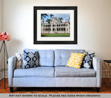 Framed Print, Iolani Palace In Honolulu In Oahu Hawaii