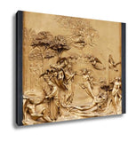 Gallery Wrapped Canvas, Adam And Eve By Ghiberti Detail Of The Panel On The Doors Gates Of Paradise Of