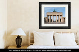 Framed Print, Brandenburger Tor Brandenburg Gate