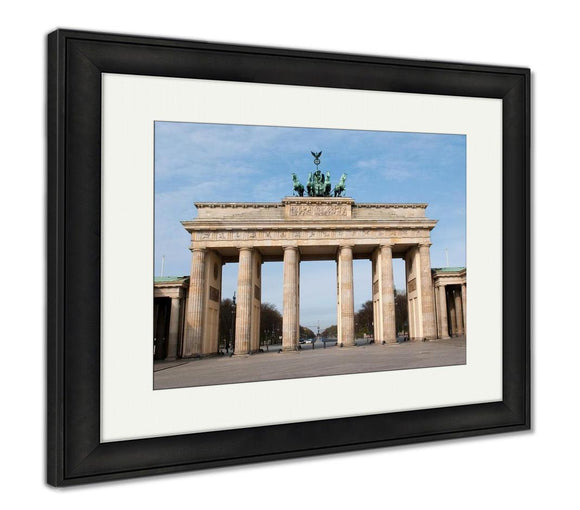 Framed Print, Brandenburger Tor Brandenburg Gate