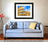 Framed Print, Colosseum Rome Italy