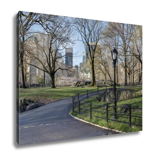 Gallery Wrapped Canvas, Central Park New York City Spring