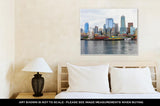 Gallery Wrapped Canvas, Seattle Ferris Wheel View Is From The Water