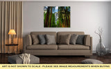 Gallery Wrapped Canvas, Yosemite Waterfalls Behind Sequoias In Yosemite National Parkcalifornia