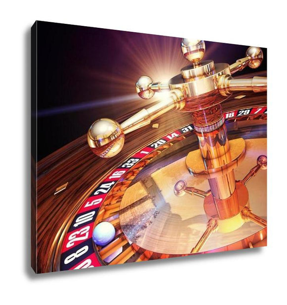 Gallery Wrapped Canvas, Gambling With Roulette