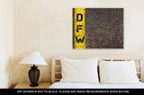 Gallery Wrapped Canvas, Dfw Three Letters Airport Code