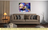 Gallery Wrapped Canvas, Abstract Painting On Subject Of Music And Rhythm