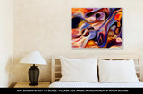 Gallery Wrapped Canvas, Abstract Painting On Subject Of Music And Rhythm