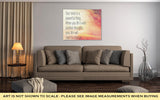 Gallery Wrapped Canvas, Inspirational Typographic Quote Your Mind Is A Powerful Thing When You Fill It