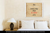 Gallery Wrapped Canvas, Inspirational Motivating Quote On Old Paper