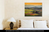 Gallery Wrapped Canvas, Tuscany Landscape At Sunrise Typical For The Region Tuscan Farm House Hills