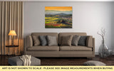 Gallery Wrapped Canvas, Tuscany Landscape At Sunrise Typical For The Region Tuscan Farm House Hills