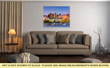 Gallery Wrapped Canvas, Charleston South Carolina USA Skyline Over The Ashley River