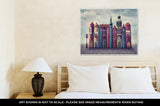 Gallery Wrapped Canvas, Surrealism Magic City With Old Books