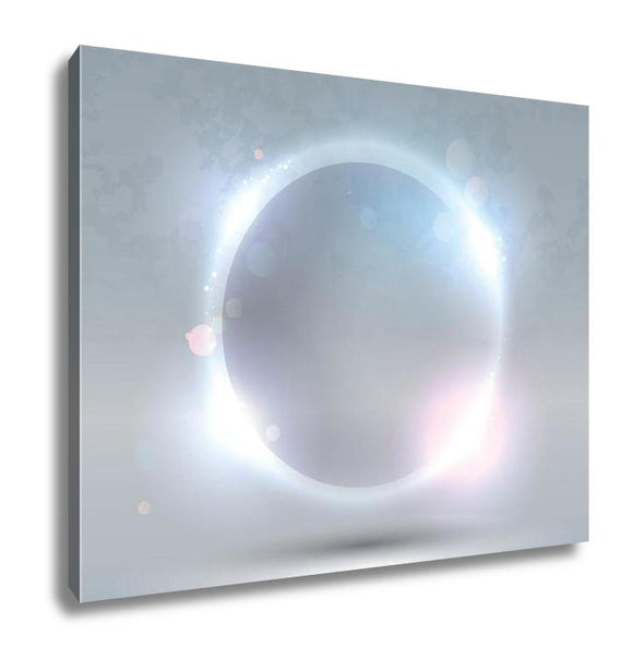 Gallery Wrapped Canvas, Raster Version Of Glass Glossy Sphere Abstract