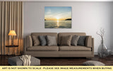 Gallery Wrapped Canvas, Sunrise Sunset At Sea Wallpaper