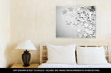 Gallery Wrapped Canvas, Silver Stars Spilling Out On White Surface Intentionally Shot In Surreal Tone