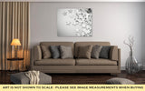 Gallery Wrapped Canvas, Silver Stars Spilling Out On White Surface Intentionally Shot In Surreal Tone