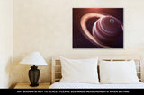 Gallery Wrapped Canvas, Saturn High Resolution Best Quality Solar System Planet All The Planets