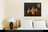 Gallery Wrapped Canvas, Bran Castle Count Draculas Castle On Full Moon Transylvania Romania