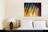 Gallery Wrapped Canvas, Colorful Stage Lights At Concert