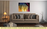 Gallery Wrapped Canvas, Colorful Stage Lights At Concert