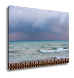 Gallery Wrapped Canvas, Grand Bend On Lake Huron In Ontario Canada Has Beautiful Sunsets But Also Some