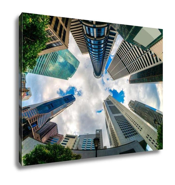 Gallery Wrapped Canvas, Singapore City Skyline