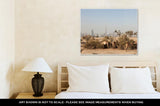 Gallery Wrapped Canvas, Camels In Desert Of Dubai