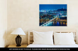 Gallery Wrapped Canvas, Seoul South Korea Skyline At Night