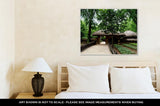 Gallery Wrapped Canvas, Korean Village In Summer By Eyes Of Tourist