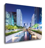 Gallery Wrapped Canvas, Cheonggyecheon In Seoul City