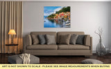 Gallery Wrapped Canvas, Town Of Menaggio On Lake Como Milan Italy